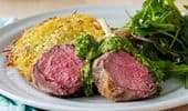 Lamb cutlets with potato rosti