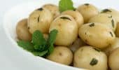 Minted potatoes
