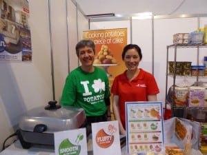 Andrea Crawford and Sarah Noonan at the Food Show, Auckland