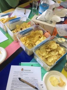 Potato crisp competition judging