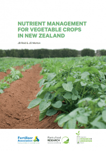 Nutrient Management for Veg Crops front page