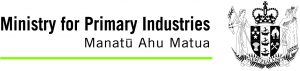 Ministry for Primary Industries New Zealand logo and text
