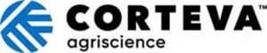 Corteva agriscience blue logo with black text design