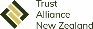 Forks Arms New Zealand logo with golden fork design on dark background