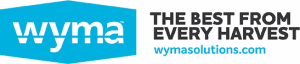 Wyma logo with tagline "The Best From Every Harvest" and website