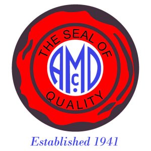 Red wax seal with AMC logo and "The Seal of Quality" text.