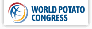 World Potato Congress logo with stylized globe and text