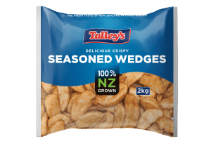 Talleys Seasoned Wedges Mockup Bag