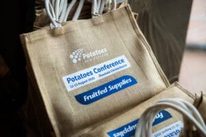 Reusable tote bags for Potatoes Conference New Zealand event