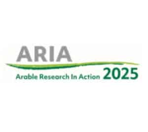ARIA 2025 logo for Arable Research In Action program