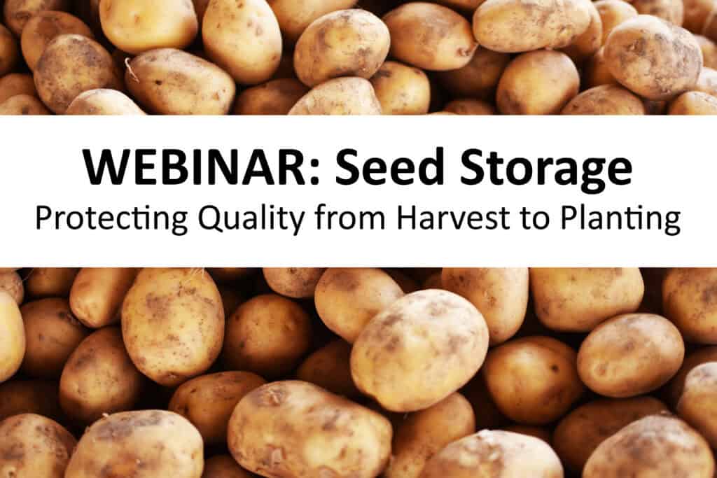 Seed Storage Webinar