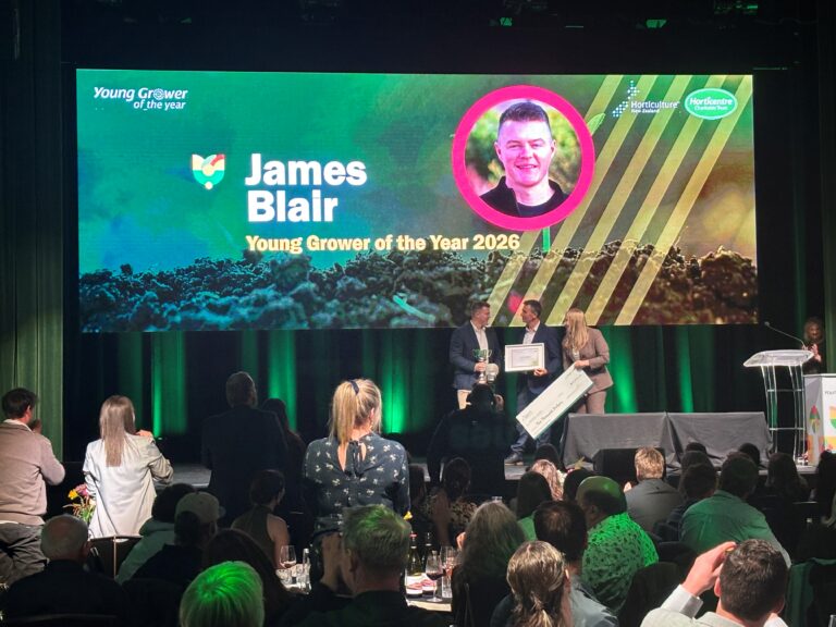 James Blair Young Grower Winner