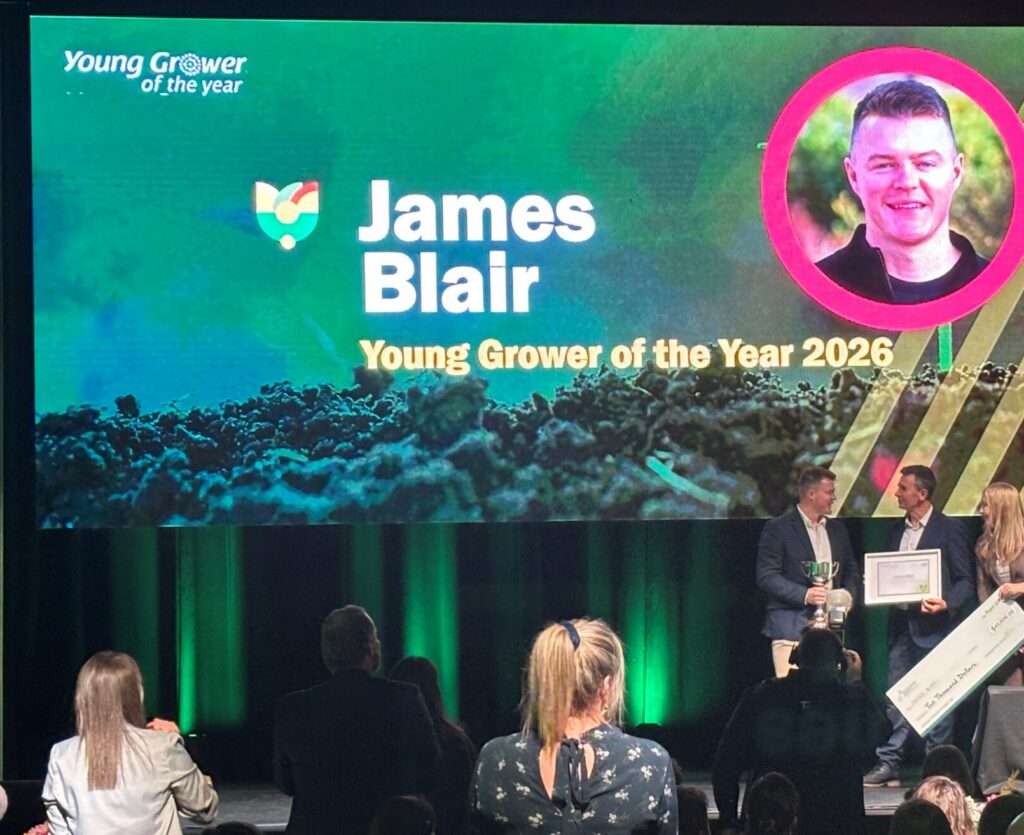 James Blair Young Grower Winner